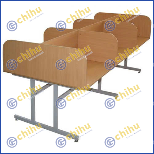 Bàn 6 chỗ có vách ngăn